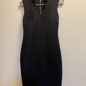 Calvin Klein Black Backless Dress